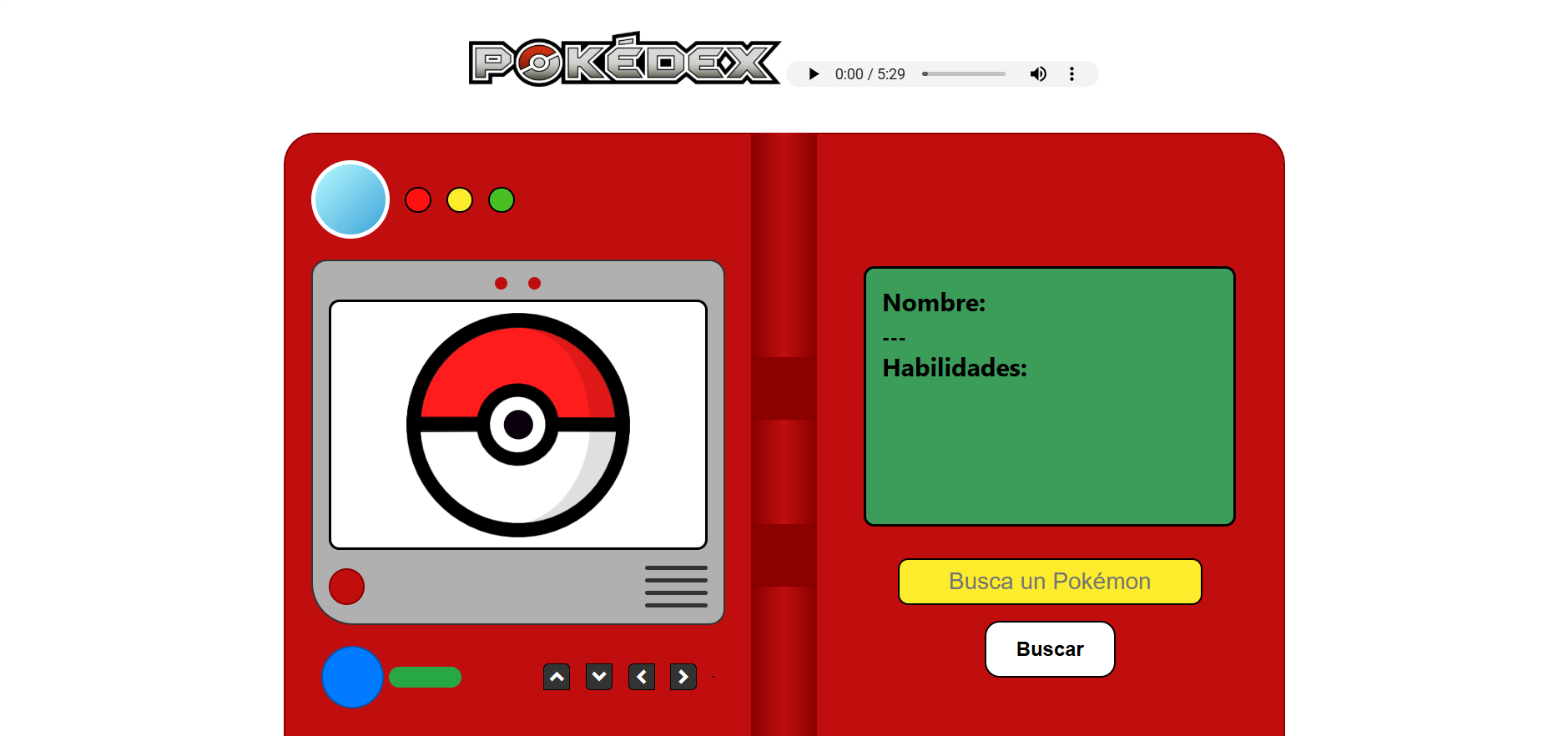 Interactive Pokédex